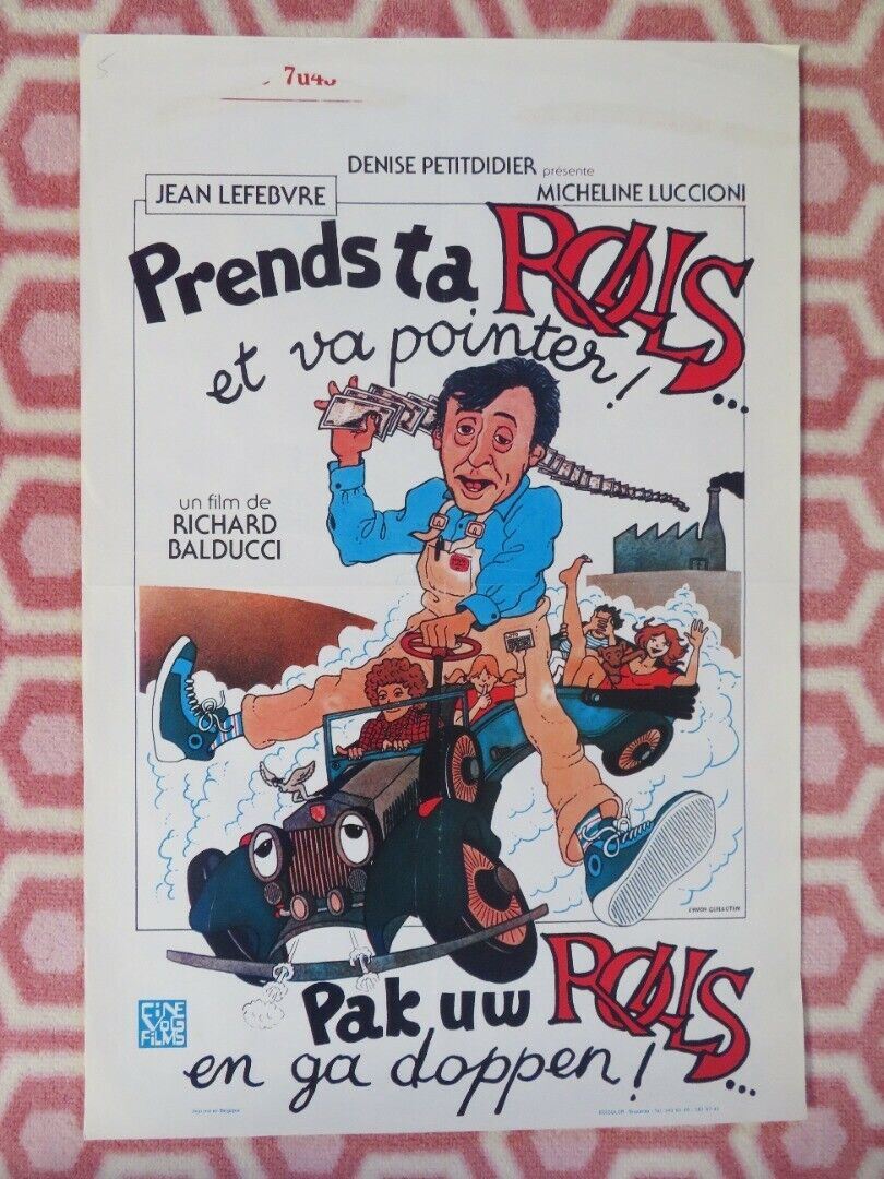 PRENDS TA ROLLS ET VA POINTER ! BELGIUM (21.5"x14.5") JEAN LEFEBVRE Movie posters