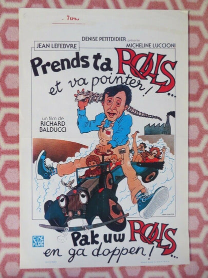 PRENDS TA ROLLS ET VA POINTER ! BELGIUM (21.5"x14.5") JEAN LEFEBVRE Movie posters