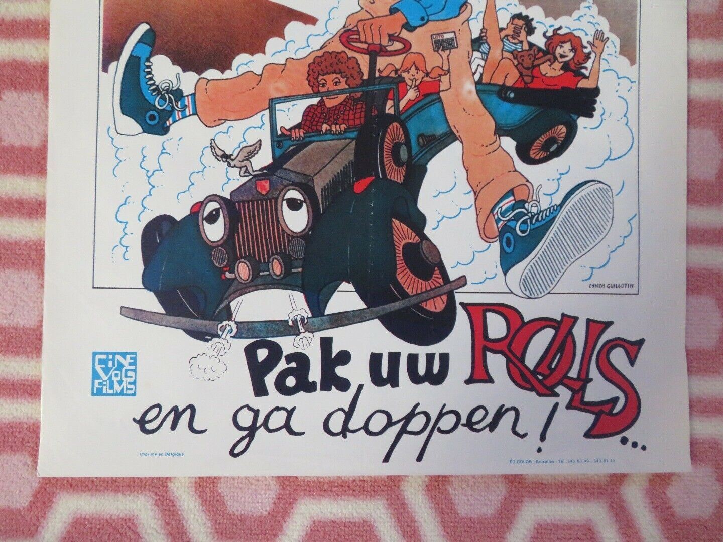 PRENDS TA ROLLS ET VA POINTER ! BELGIUM (21.5"x14.5") JEAN LEFEBVRE Movie posters