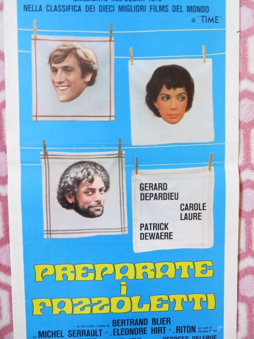 PREPARATE I FAZZOLETTI ITALIAN LOCANDINA (27.5"x13") POSTER 1978 Movie posters