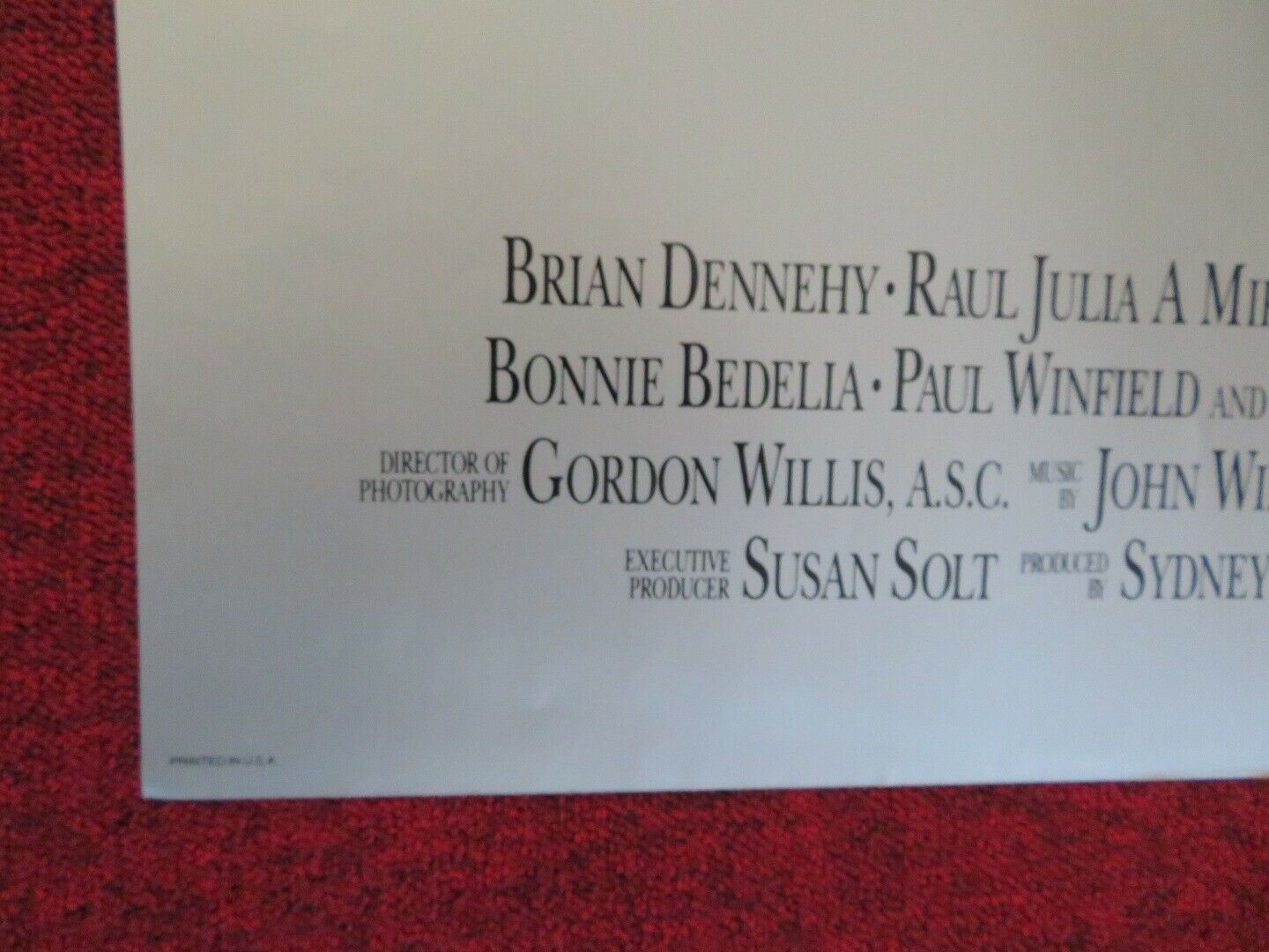 PRESUMED INNOCENT FOLDED US ONE SHEET POSTER HARRISON FORD 1990 Movie posters