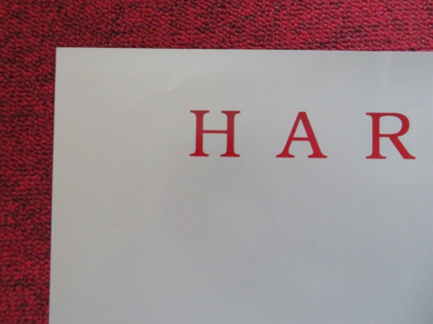 PRESUMED INNOCENT FOLDED US ONE SHEET POSTER HARRISON FORD RAUL JULIA 1990 Movie posters