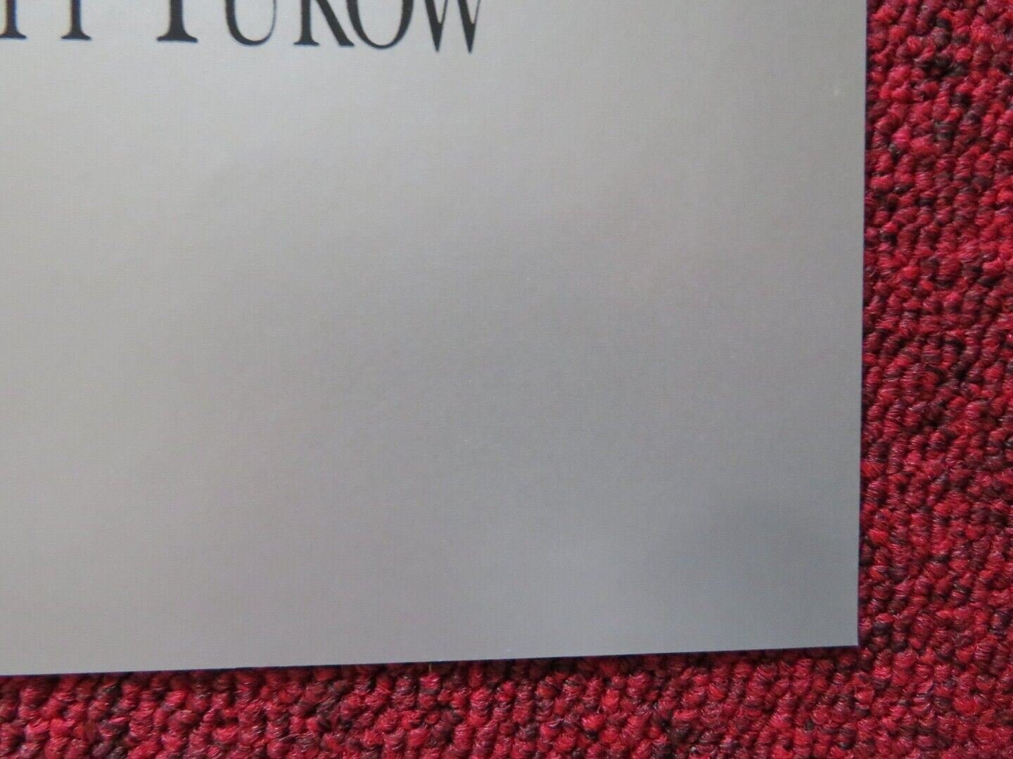 PRESUMED INNOCENT FOLDED US ONE SHEET POSTER HARRISON FORD RAUL JULIA 1990 Movie posters