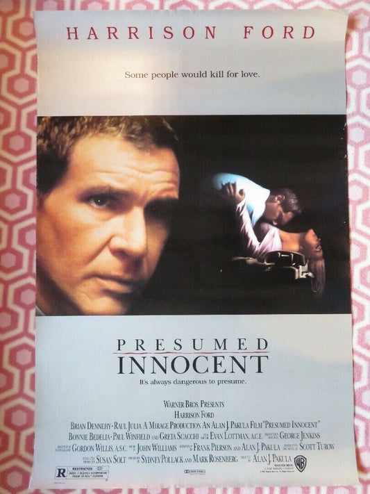 PRESUMED INNOCENT US ONE SHEET ROLLED POSTER HARRISON FORD 1990 - Rendezvous Cinema