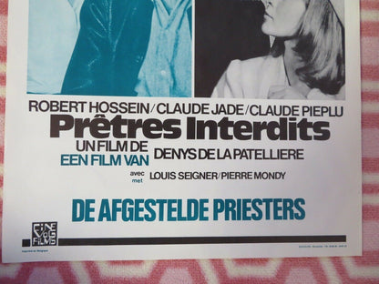 PRETRES INTERDITS/ Forbidden Priests BELGIUM (21.5"x14.5") ROBERT HOSSEIN Movie posters