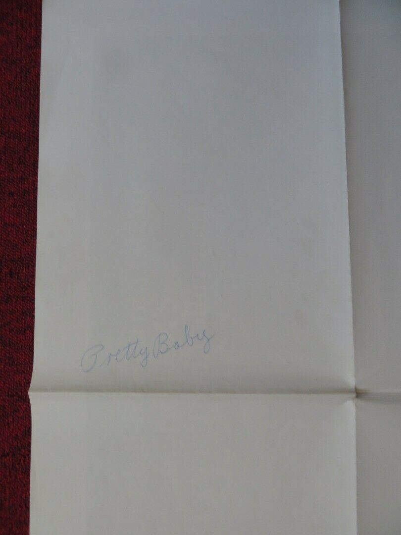 PRETTY BABY FOLDED US ONE SHEET POSTER BROOKE SHIELDS SUSAN SARANDON 1978 Movie posters