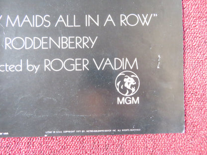 PRETTY MAIDS ALL IN A ROW FOLDED US ONE SHEET POSTER ROCK HUDSON 1971 Rendezvous Cinema Movie posters