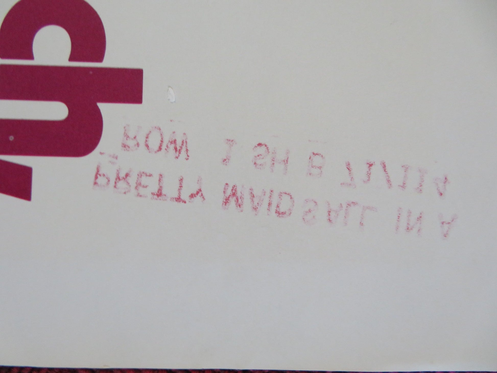 PRETTY MAIDS ALL IN A ROW FOLDED US ONE SHEET POSTER ROCK HUDSON A.DICKINSON '71 Rendezvous Cinema Movie posters