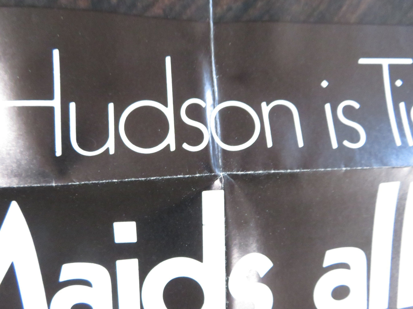 PRETTY MAIDS ALL IN A ROW FOLDED US ONE SHEET POSTER ROCK HUDSON A.DICKINSON '71 Rendezvous Cinema Movie posters