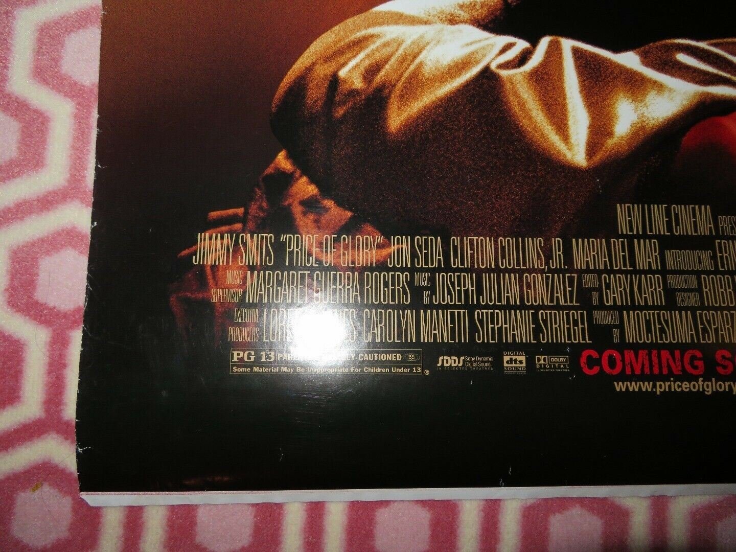 PRICE OF GLORY US ONE SHEET ROLLED POSTER JIMMY SMITS JON SEDA 2000 Rendezvous Cinema Movie posters