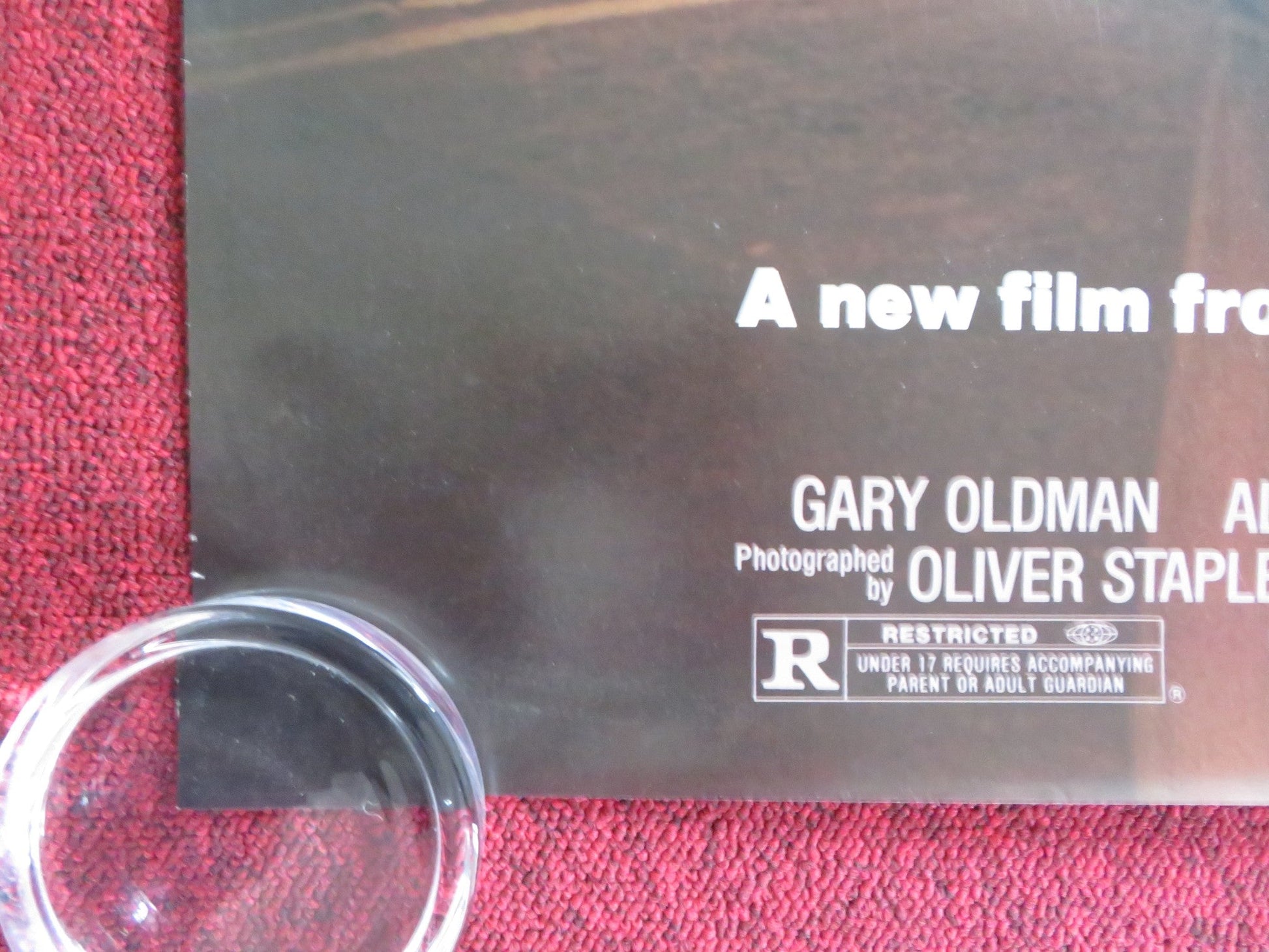 PRICK UP YOUR EARS US ONE SHEET ROLLED POSTER GARY OLDMAN ALFRED MOLINA 1987 Rendezvous Cinema Movie posters