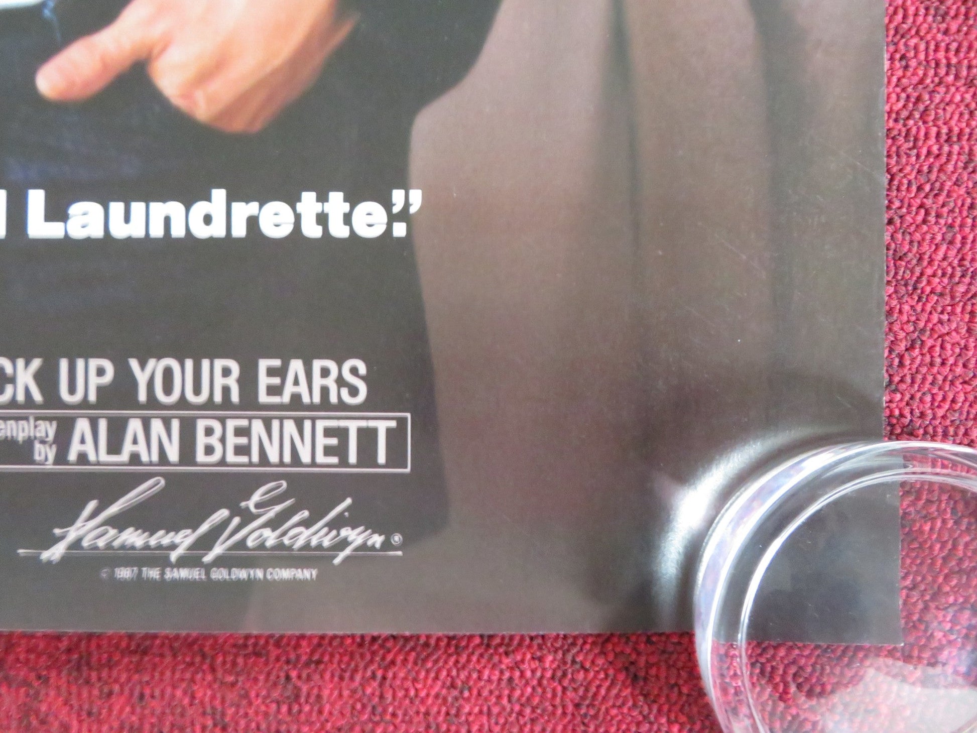 PRICK UP YOUR EARS US ONE SHEET ROLLED POSTER GARY OLDMAN ALFRED MOLINA 1987 Rendezvous Cinema Movie posters