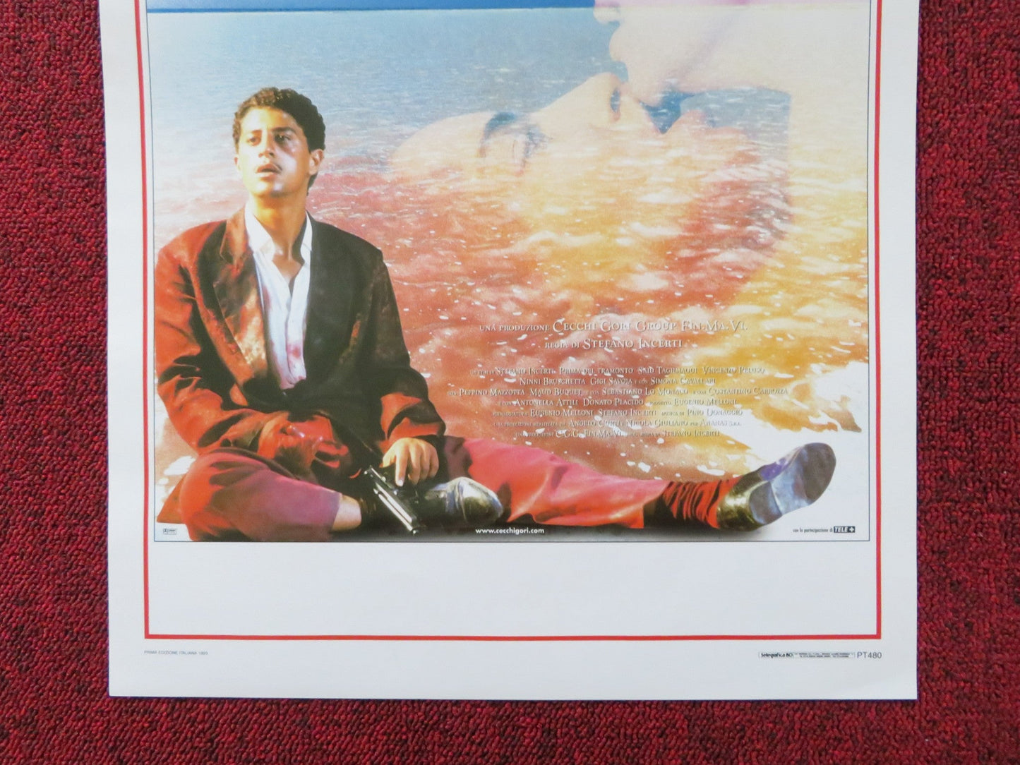 PRIMA DEL TRAMONTO ITALIAN LOCANDINA POSTER COSTANTINO CARROZZA SEBASTIANO 1999 Rendezvous Cinema Movie posters