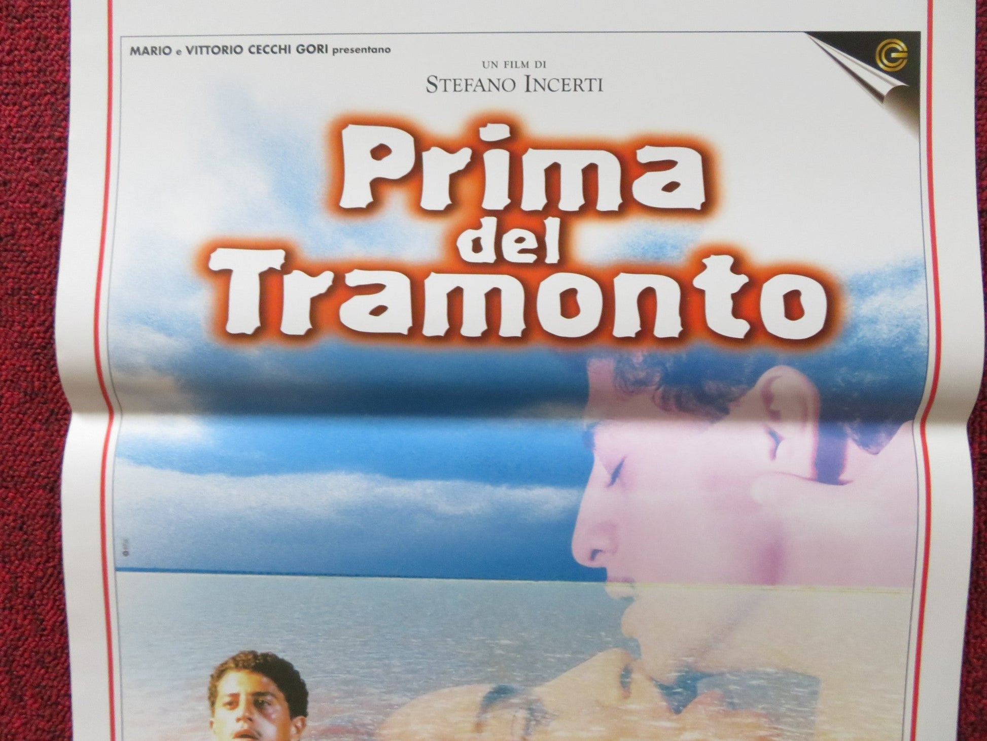 PRIMA DEL TRAMONTO ITALIAN LOCANDINA POSTER COSTANTINO CARROZZA SEBASTIANO 1999 Rendezvous Cinema Movie posters