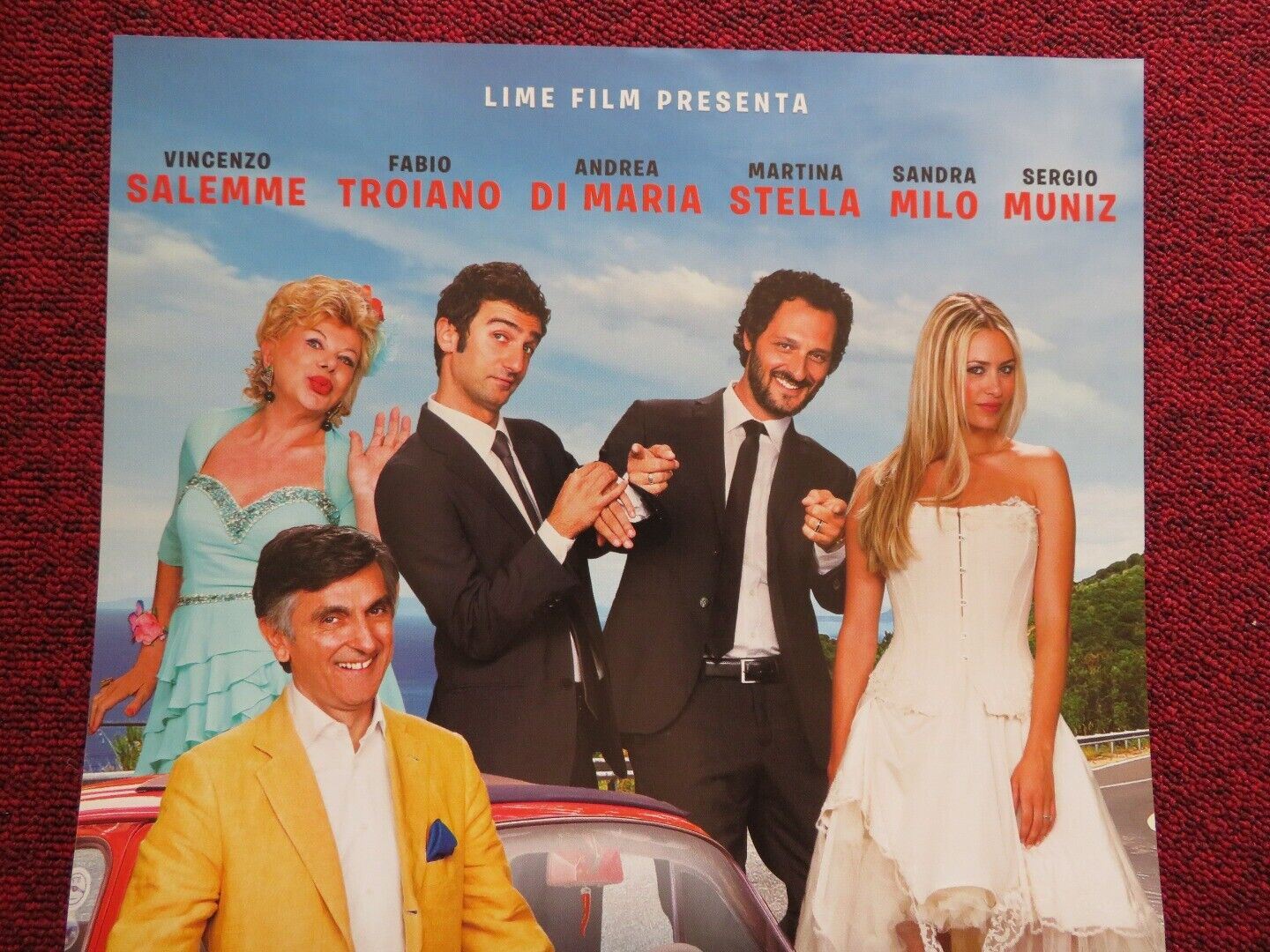 PRIMA DI LUNEDI ITALIAN LOCANDINA (27.5"x12.5") POSTER VINCENZO SALEMME 2016 - Rendezvous Cinema