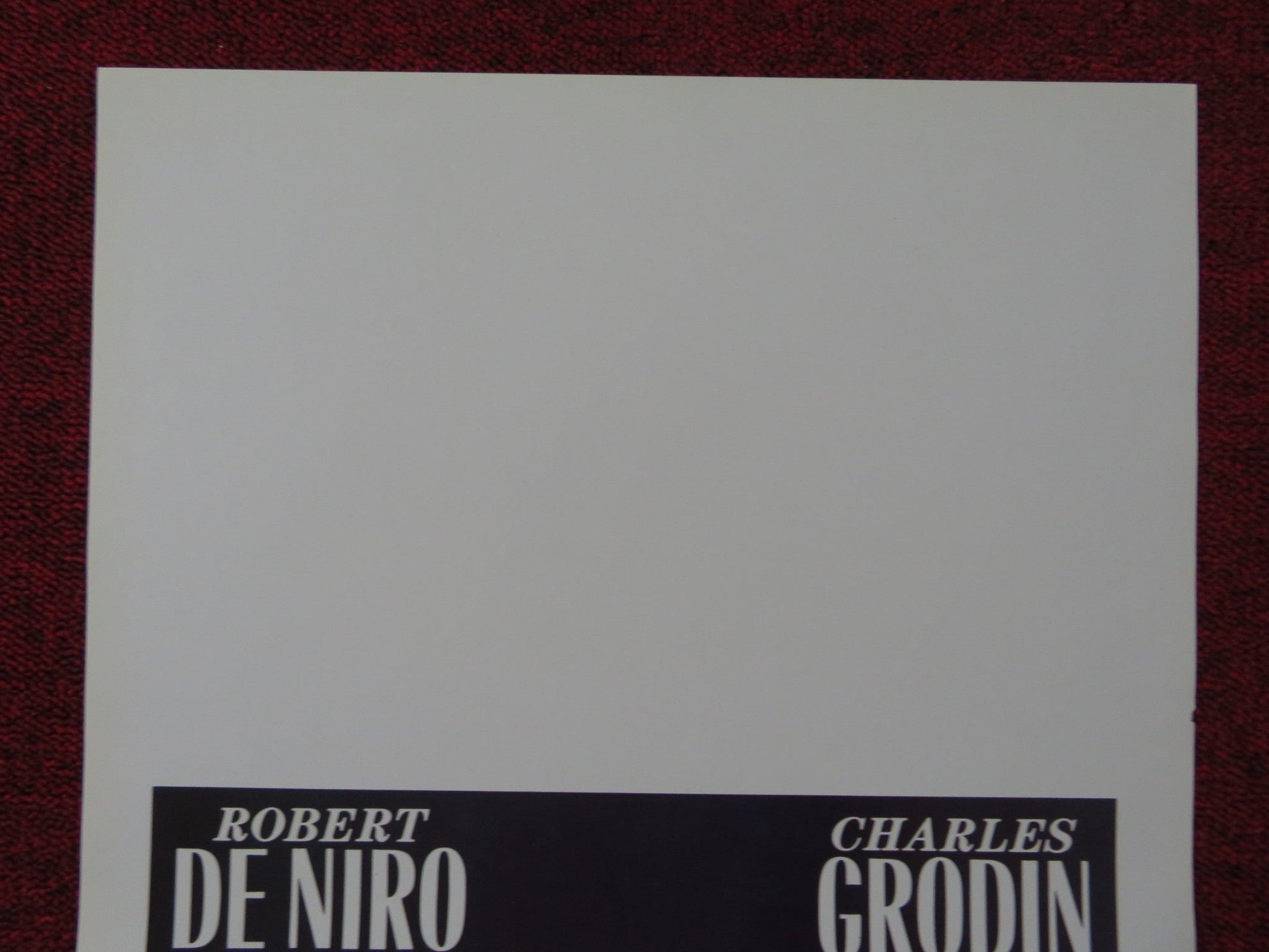 PRIMA DI MEZZANOTTE ITALIAN LOCANDINA POSTER ROBERT DE NIRO CHARLES GRODIN 1988 Rendezvous Cinema Movie posters