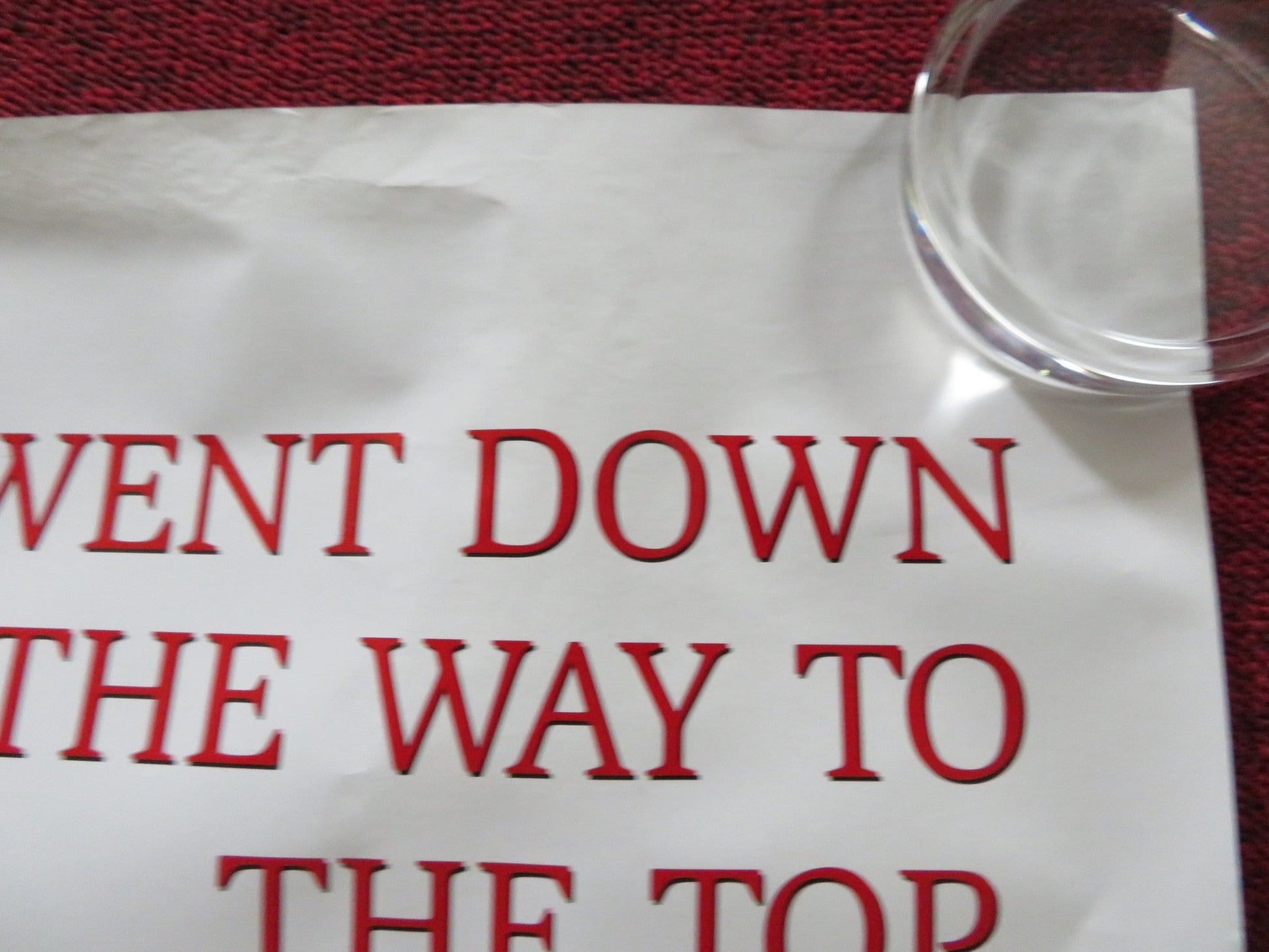 PRIMARY COLORS UK QUAD (30"x 40") ROLLED POSTER JOHN TRAVOLTA EMMA THOMPSON 1998 Rendezvous Cinema Movie posters