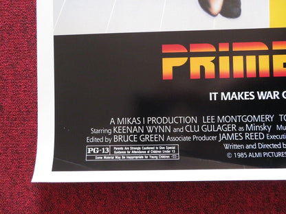 PRIME RISK US ONE SHEET ROLLED POSTER LEE MONTGOMERY TONI HUDSON 1985 - Rendezvous Cinema