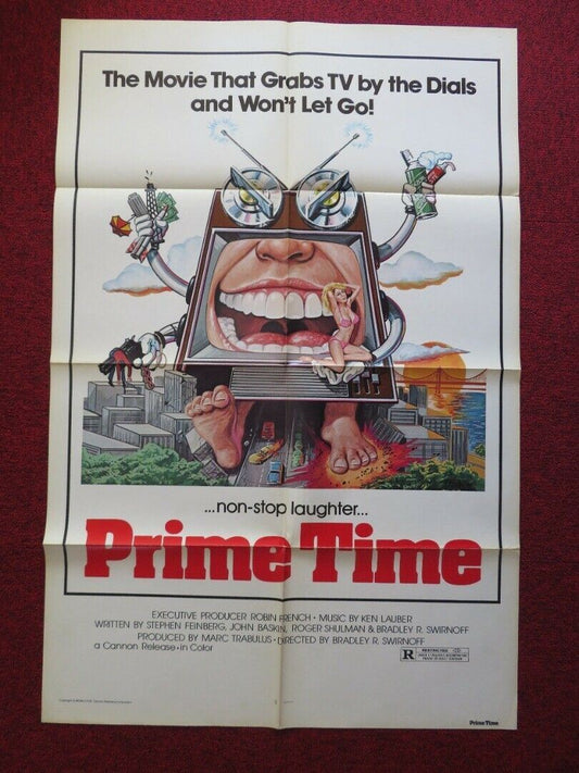 PRIME TIME - CANNON FOLDED US ONE SHEET POSTER WIL ALBERT 1978 Movie posters