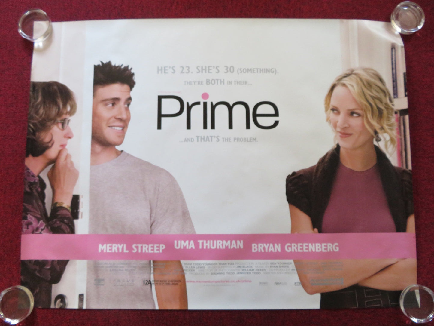 PRIME UK QUAD ROLLED POSTER UMA THURMAN MERYL STREEP 2005 Rendezvous Cinema Movie posters