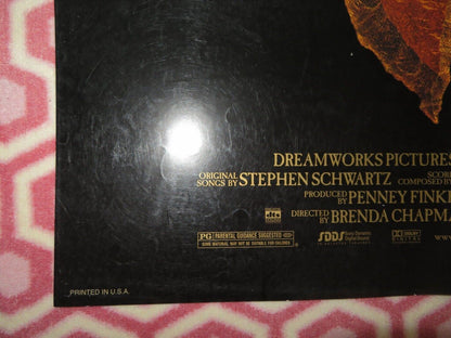 PRINCE OF EGYPT FOLDED US ONE SHEET POSTER VAL KILMER RALPH FIENNES 1998 Movie posters