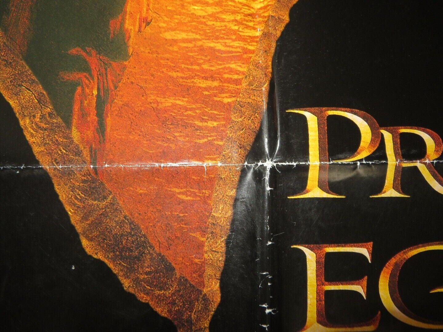 PRINCE OF EGYPT FOLDED US ONE SHEET POSTER VAL KILMER RALPH FIENNES 1998 Movie posters