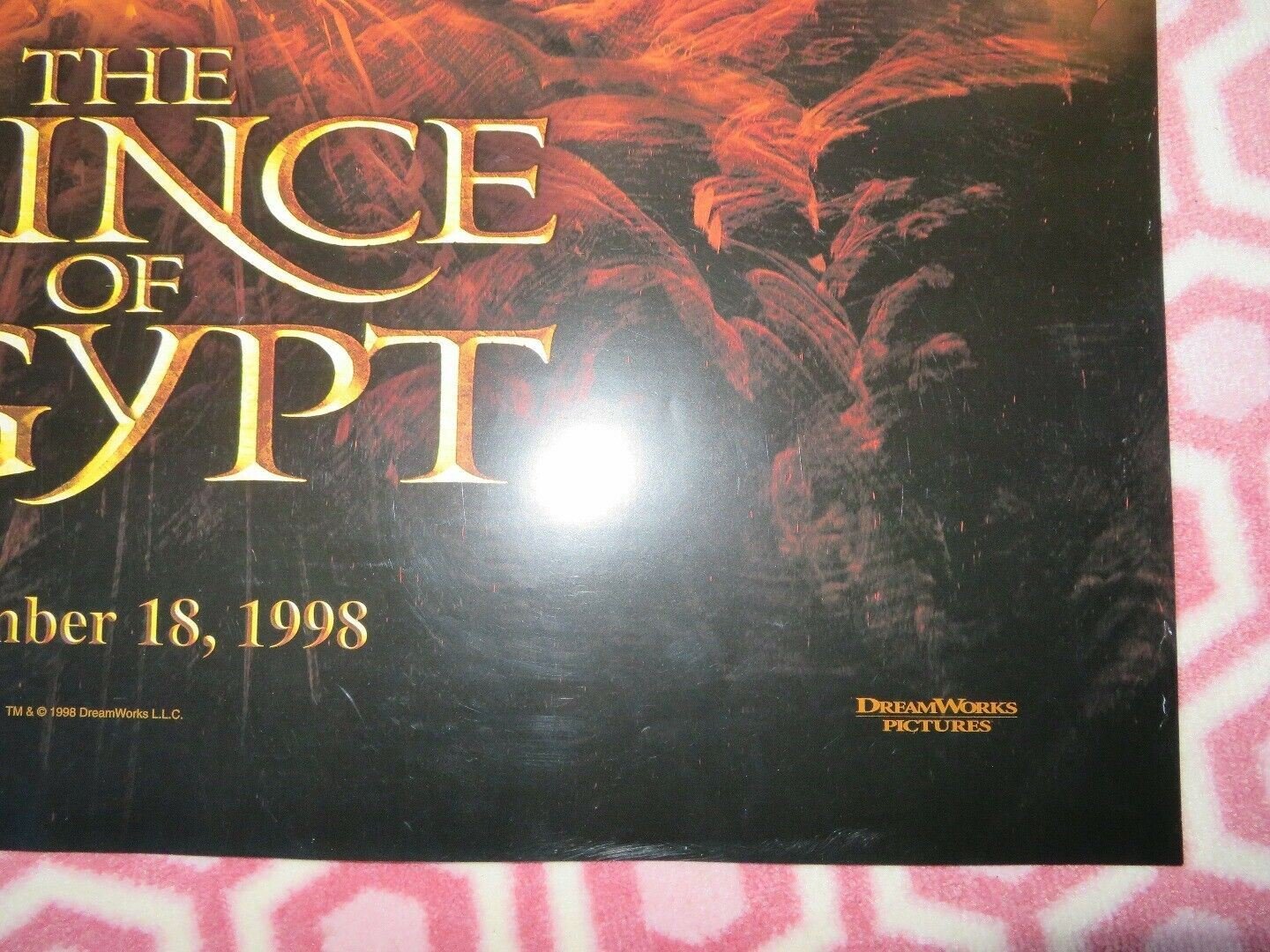 PRINCE OF EGYPT US ONE SHEET ROLLED POSTER VAL KILMER DANNY GLOVER 1998 - Rendezvous Cinema