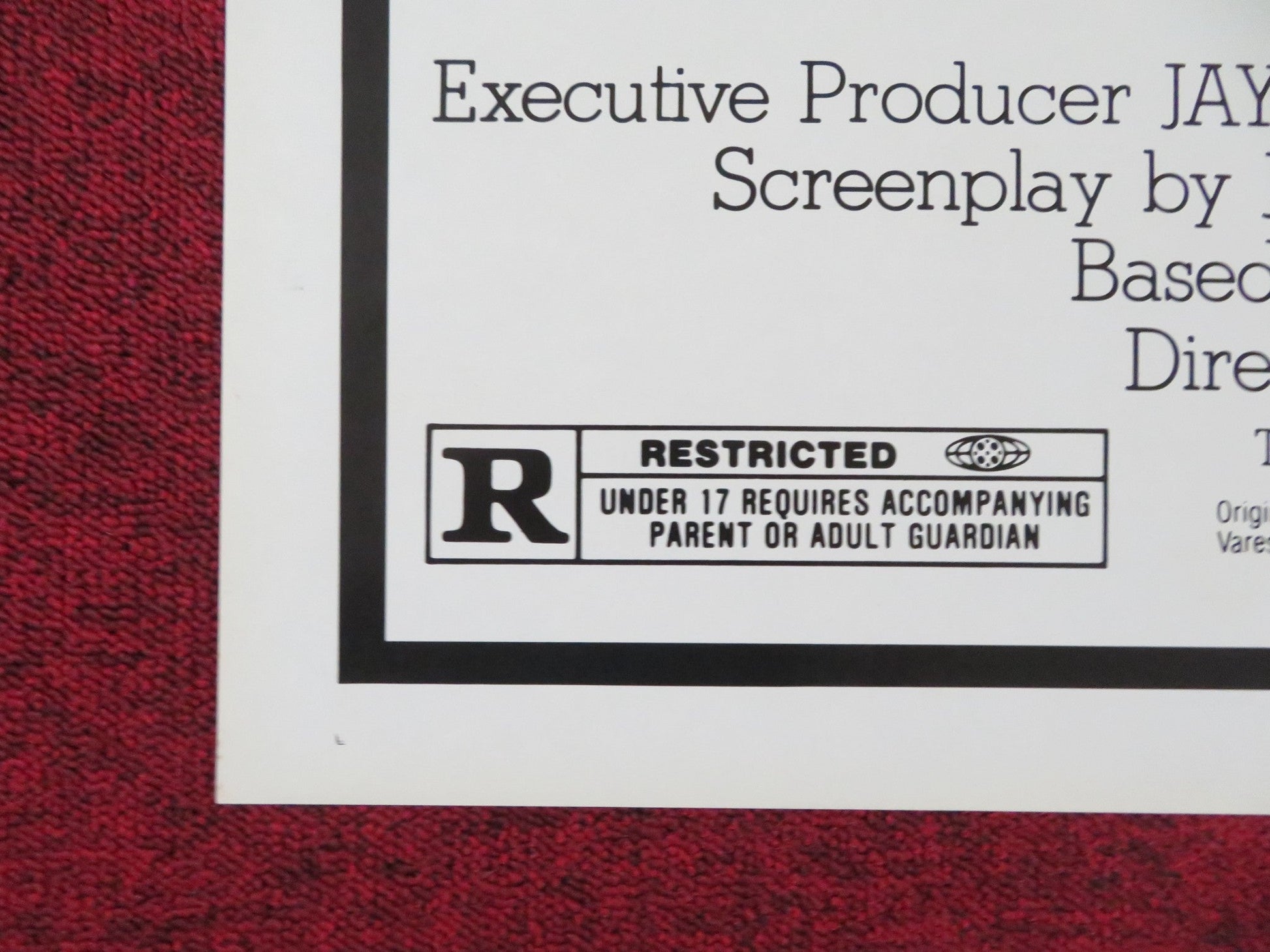 PRINCE OF THE CITY - B FOLDED US ONE SHEET POSTER TREAT WILLIAMS ORBACH 1981 Rendezvous Cinema Movie posters