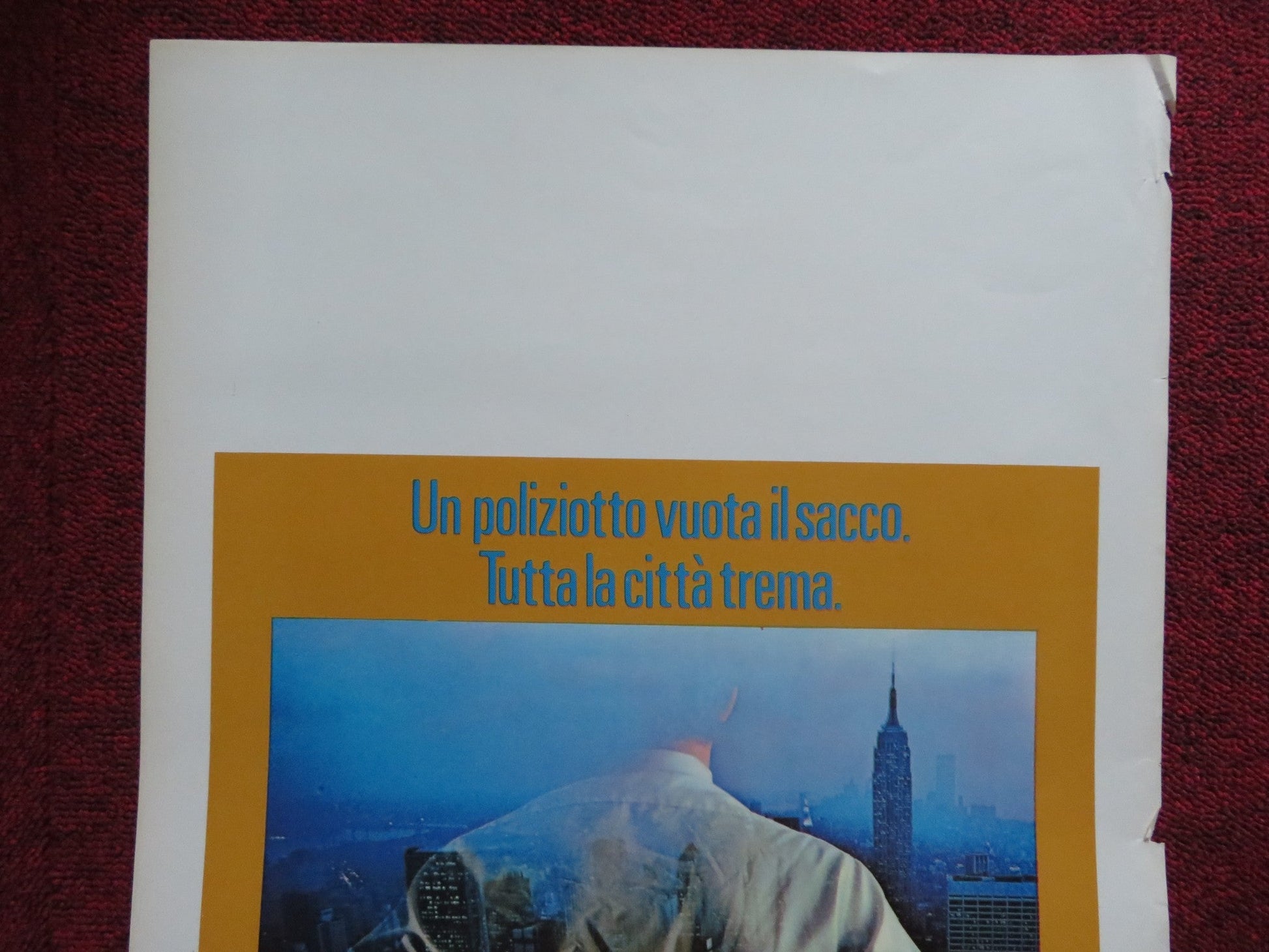 PRINCE OF THE CITY ITALIAN LOCANDINA POSTER TREAT WILLIAMS JERRY ORBACH 1981 Rendezvous Cinema Movie posters