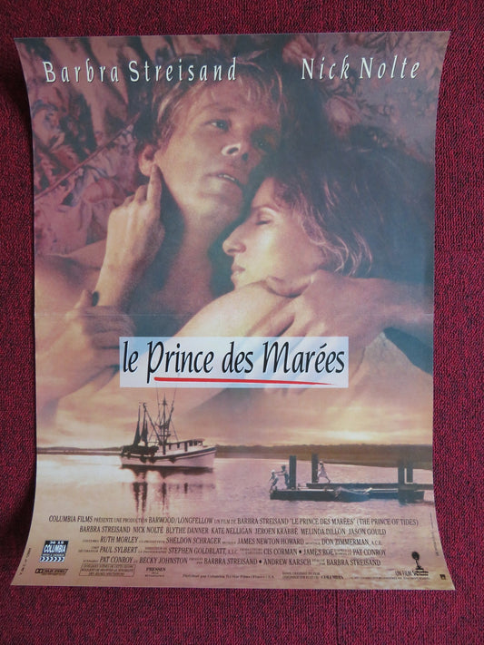 PRINCE OF TIDES FRENCH (15.5" x 21") POSTER BARBARA STREISAND NICK NOLTE 1991 Rendezvous Cinema Movie posters