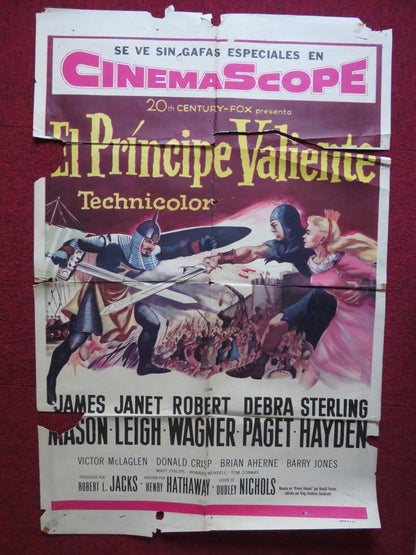 PRINCE VALIANT SPANISH POSTER JAMES MASON JANET LEIGH 1954 Rendezvous Cinema Movie posters