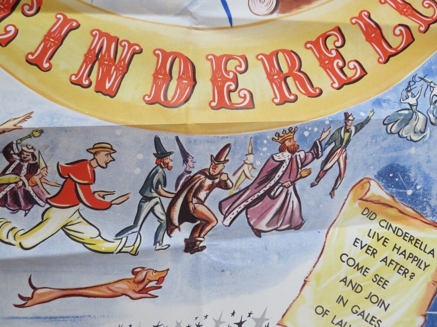 PRINCESS CINDERELLA Cenerentola e il signor Bonaventura US ONE SHEET POSTER '55 Movie posters