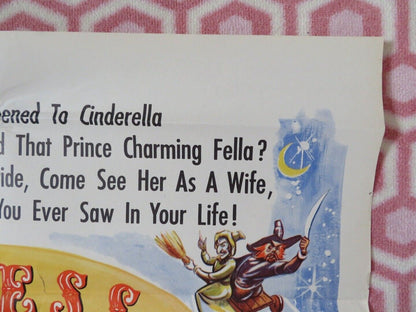 PRINCESS CINDERELLA Cenerentola e il signor Bonaventura US ONE SHEET POSTER '55 Movie posters