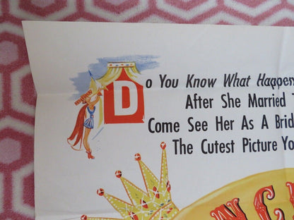 PRINCESS CINDERELLA Cenerentola e il signor Bonaventura US ONE SHEET POSTER '55 Movie posters