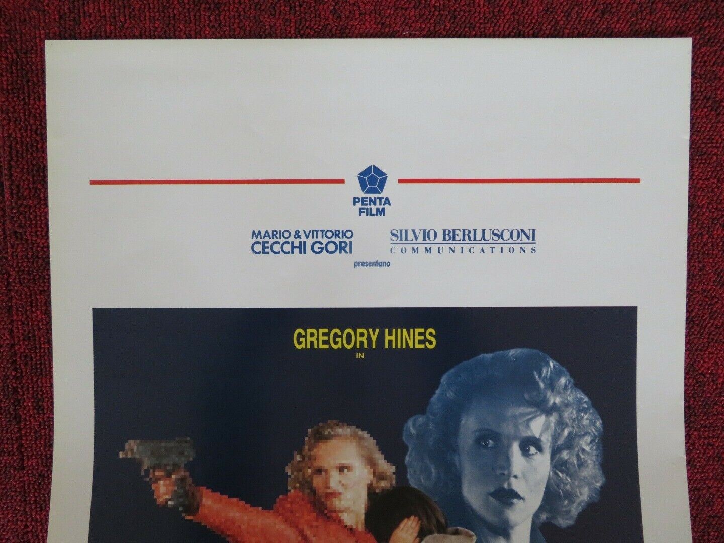 PRIORITA' ASSOLUTA /Eve of destruction ITALIAN LOCANDINA (27.5"x13") POSTER 1992 - Rendezvous Cinema