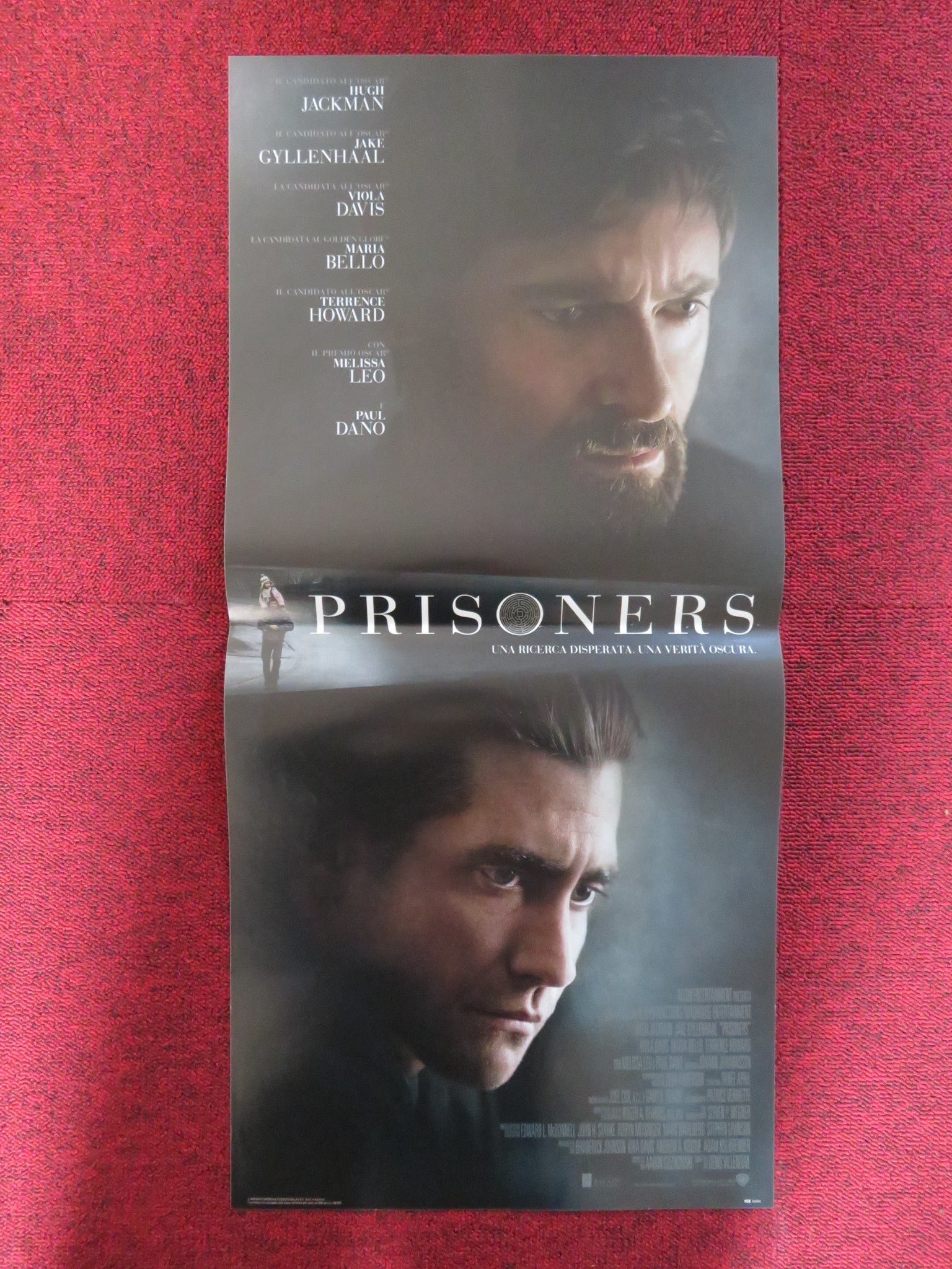 PRISONERS ITALIAN LOCANDINA POSTER HUGH JACKMAN JAKE GYLLENHAAL 2013 Rendezvous Cinema Movie posters