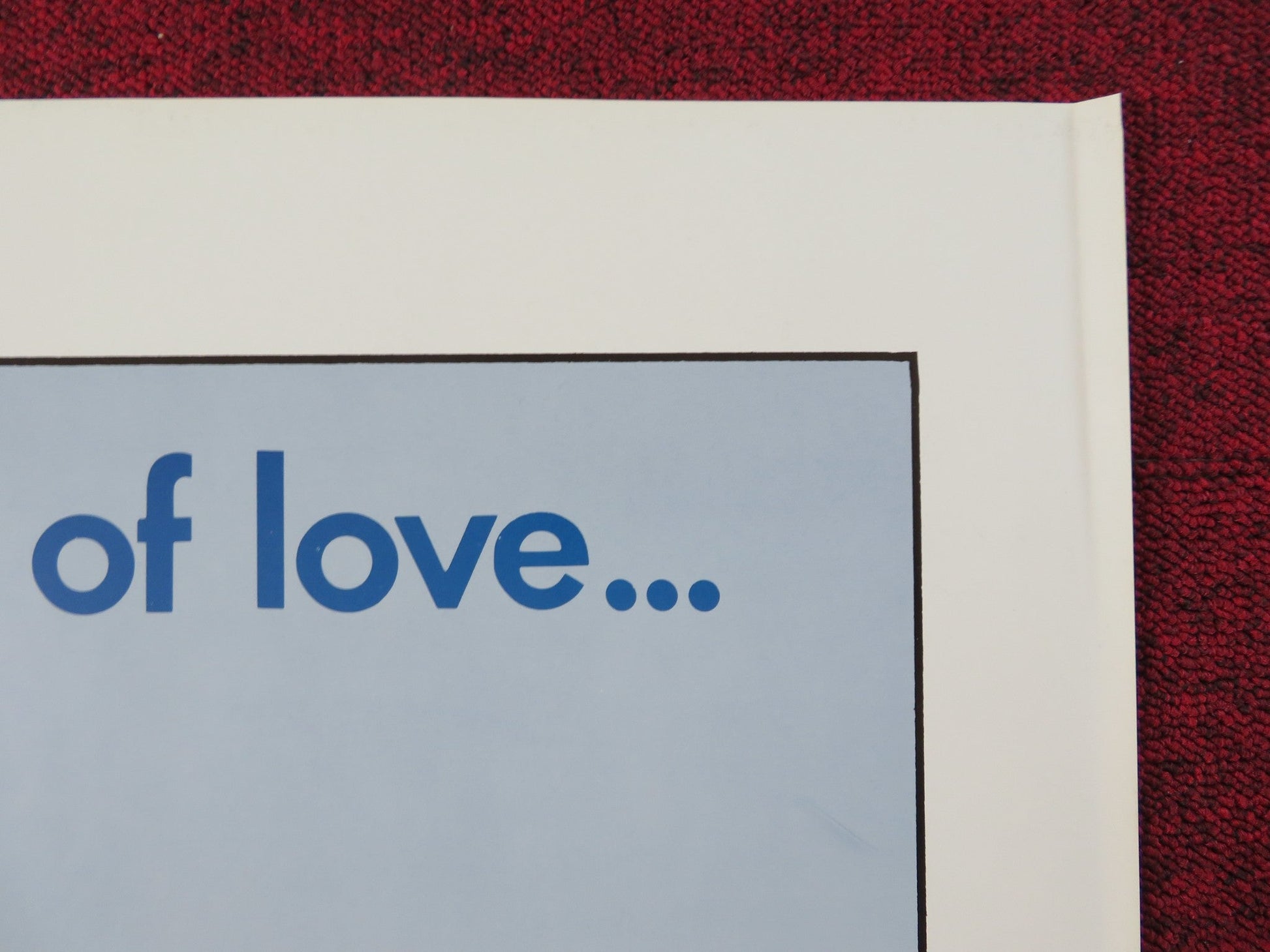 PRISONERS OF LOVE US TRI FOLDED ONE SHEET ROLLED POSTER LISA BERTINI 1970 Rendezvous Cinema Movie posters