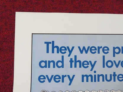 PRISONERS OF LOVE US TRI FOLDED ONE SHEET ROLLED POSTER LISA BERTINI 1970 Rendezvous Cinema Movie posters