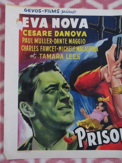 PRISONNIERE DU DESTIN/Incatenata dal destino BELGIUM (13"x 20.5") POSTER 1956 Movie posters