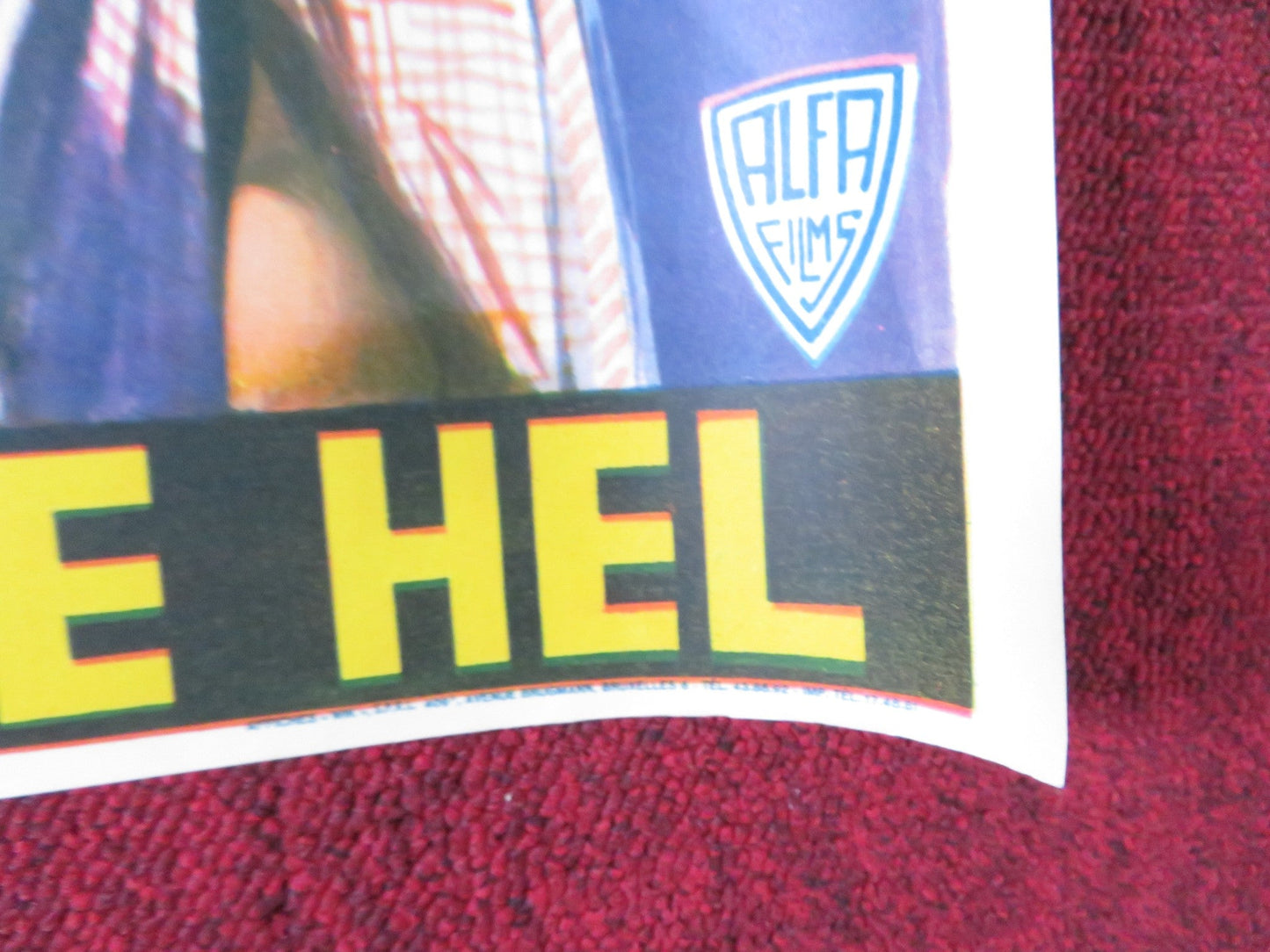 PRIVATE HELL 36 BELGIUM (14"x 21.5") POSTER IDA LUPINO STECE COCHRAN 1954 Rendezvous Cinema Movie posters