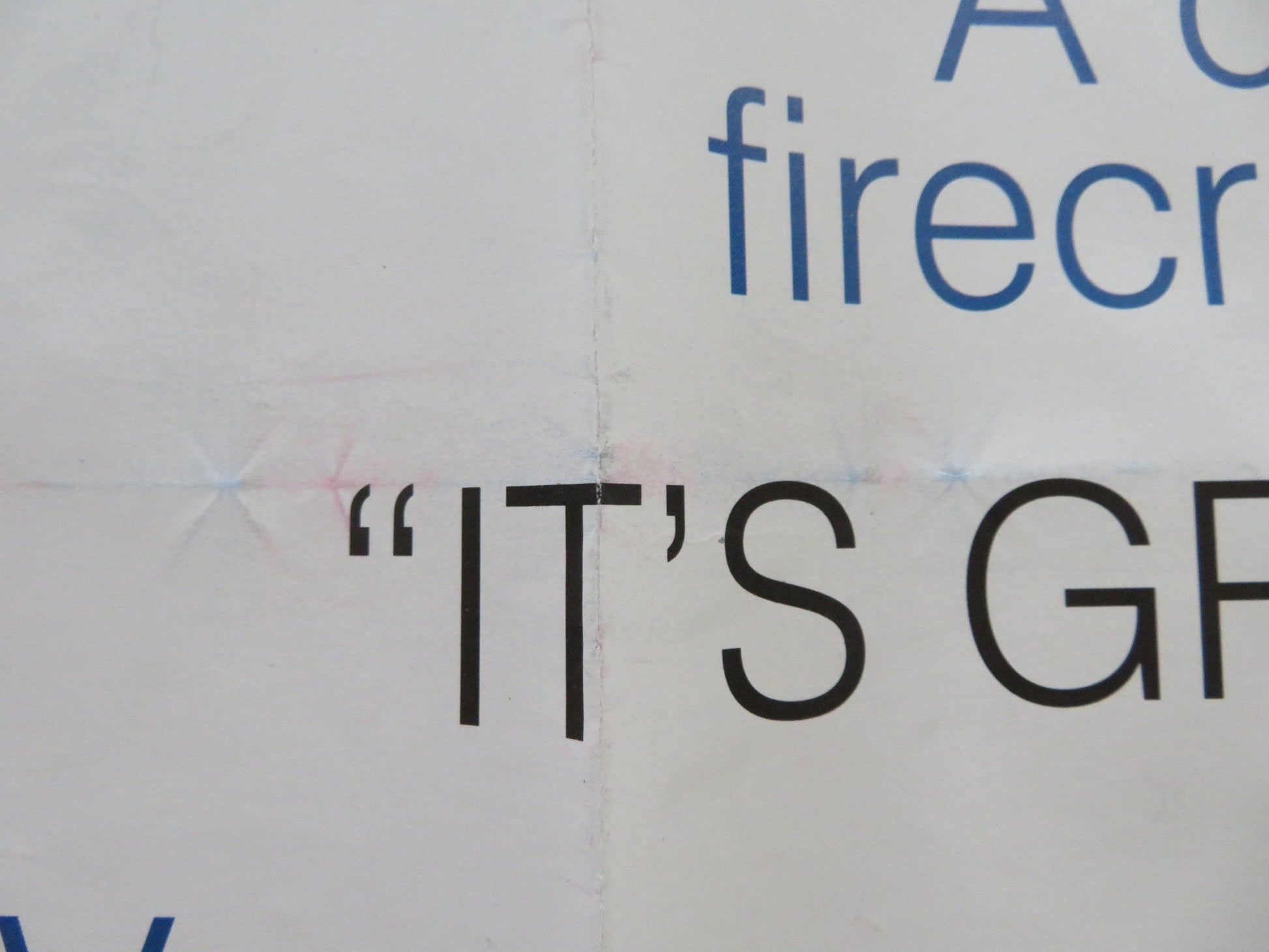 PRIVATE PARTS UK QUAD ROLLED POSTER HOWARD STERN ROBIN QUIVERS 1997 Rendezvous Cinema Movie posters