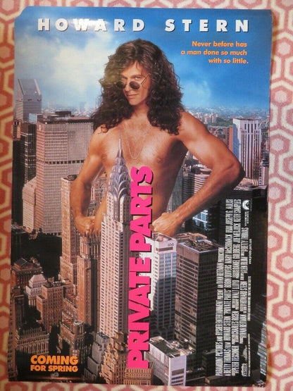 PRIVATE PARTS US ONE SHEET ROLLED POSTER HOWARD STERN 1997 Movie posters