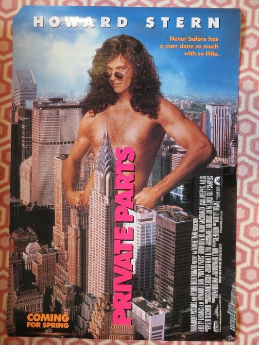 PRIVATE PARTS US ONE SHEET ROLLED POSTER HOWARD STERN 1997 Movie posters