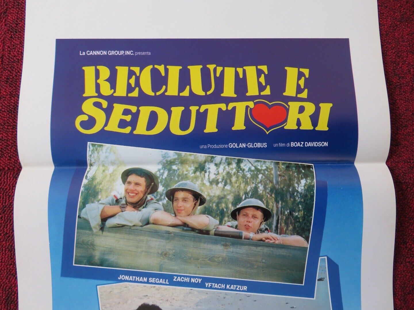 PRIVATE POPSICLE ITALIAN LOCANDINA (27.5"x13") POSTER JONATHAN SEGALL 1982 Movie posters