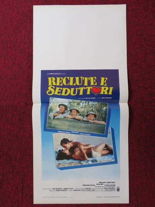 PRIVATE POPSICLE ITALIAN LOCANDINA (27.5"x13") POSTER JONATHAN SEGALL 1982 Movie posters