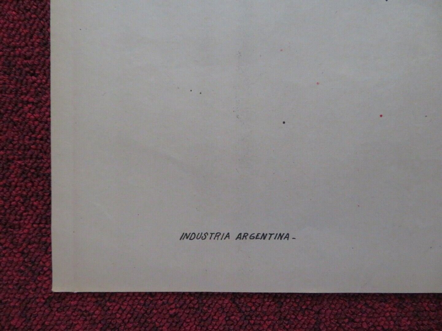 PRIVATE POTTER FOLDED ARGENTINA ONE SHEET POSTER TOM COURTENAY 1962 - Rendezvous Cinema