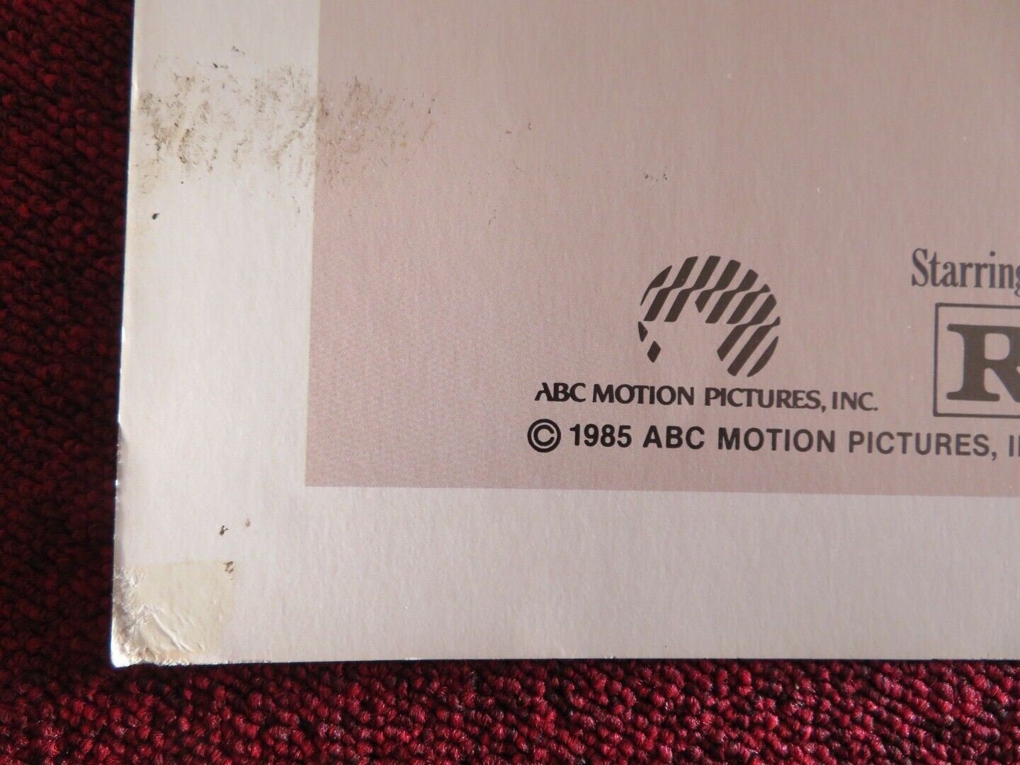 PRIZZI'S HONOR US HALF SHEET (22"x 28") POSTER JACK NICHOLSON 1985 Movie posters