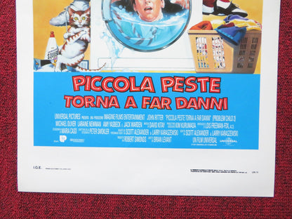 PROBLEM CHILD 2 ITALIAN LOCANDINA POSTER JOHN RITTER MICHAEL OLIVER 1992 Rendezvous Cinema Movie posters