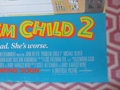 PROBLEM CHILD 2 US ONE SHEET ROLLED POSTER JOHN RITTER 1991 - Rendezvous Cinema
