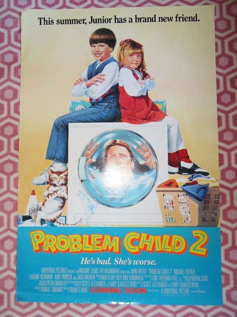 PROBLEM CHILD 2 US ONE SHEET ROLLED POSTER JOHN RITTER 1991 - Rendezvous Cinema